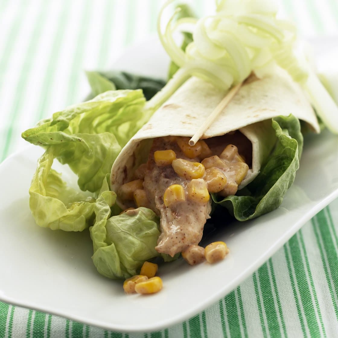 Mexipandekager med kylling og sprød salat